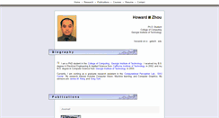 Desktop Screenshot of howardzzh.com